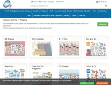 Tablet Screenshot of findittrading.com